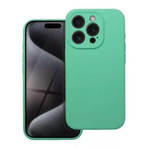 Szilikon tok 2 mm iPhone 16 PRO MAX  menta