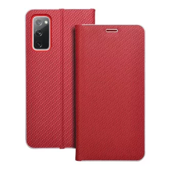 Luna Carbon Flip tok SAMSUNG S20 FE / S20 FE 5G piros