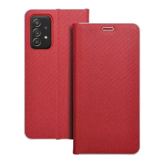   Luna Carbon Flip tok SAMSUNG A52 5G / A52 LTE ( 4G ) / A52s 5G piros