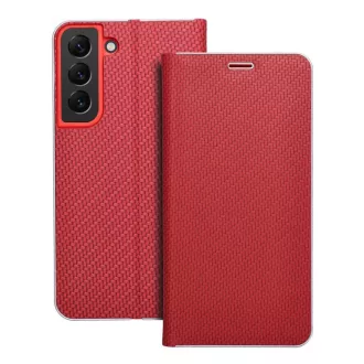 LUNA Carbon Flip tok Samsung S22 piros