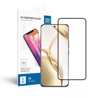 Kijelzővédő Üvegfólia Honor 200 Blue Star 5D fekete