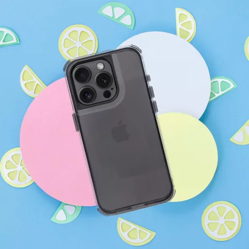 Matrix Clear tok iPhone 13  fekete