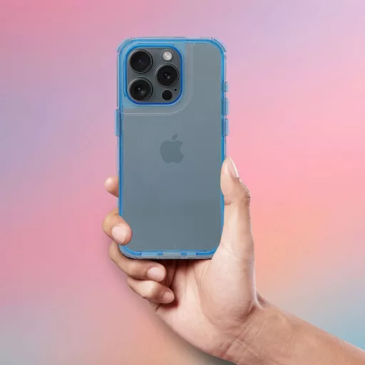 Matrix Clear tok iPhone 13  kék