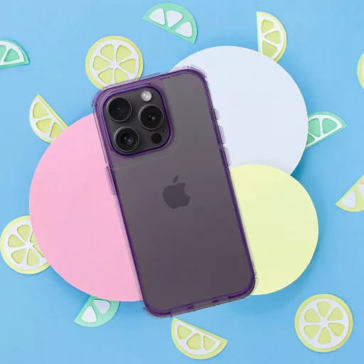 Matrix Clear tok iPhone 13  lila