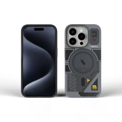 Forcell F-Protect Levels Dual Layer tok iPhone 16 PLUS  4D technology Magsafe kompatibilis Military Drop-Test cyber szürke