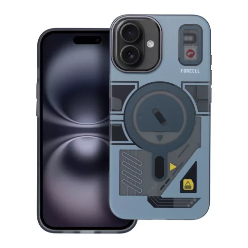 Forcell F-Protect Levels Dual Layer tok iPhone 16 PLUS  4D technology Magsafe kompatibilis Military Drop-Test cyber szürke