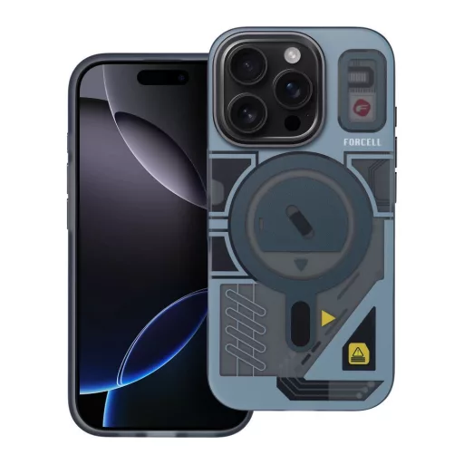 Forcell F-Protect Levels Dual Layer tok iPhone 16 PRO MAX  4D technology Magsafe kompatibilis Military Drop-Test cyber szürke