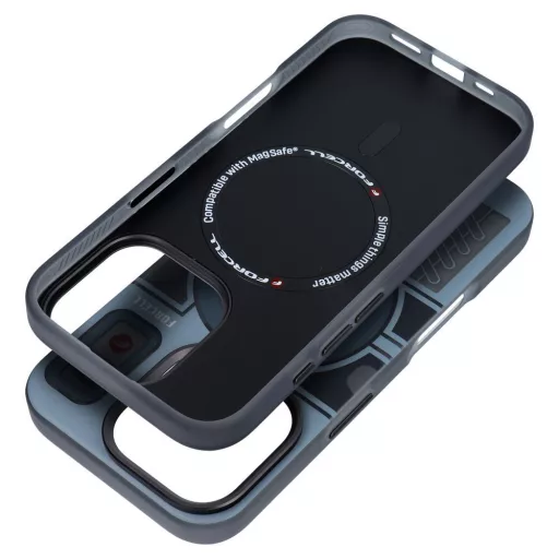 Forcell F-Protect Levels Dual Layer tok iPhone 16 PRO MAX  4D technology Magsafe kompatibilis Military Drop-Test cyber szürke