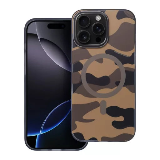 Forcell F-Protect Levels Dual Layer tok iPhone 16 PRO MAX  4D technology Magsafe kompatibilis Military Drop-Test desert camo