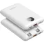 Veger powerbank C11 W1170 PD QC3.0 2A 22,5W 10000 mAh beépített USB-C / Lightning kábelekkel fehér