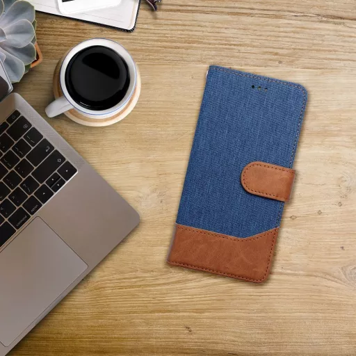 JEANS Flip tok SAMSUNG A51 kék