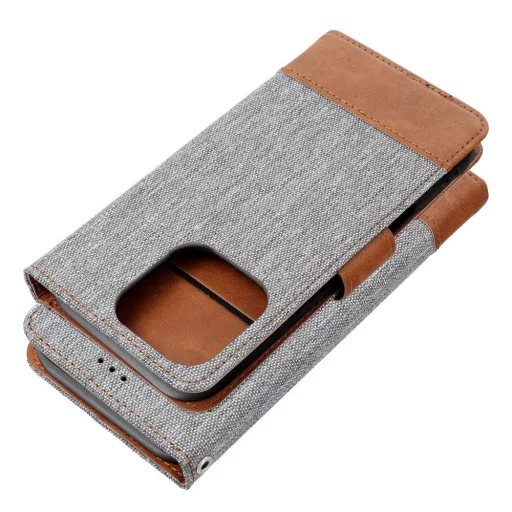 JEANS Flip tok iPhone 16 Plus szürke