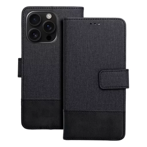 GOMMA Flip tok iPhone 16 Plus fekete