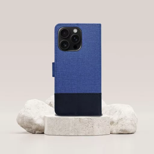 GOMMA Flip tok iPhone 16 Pro kék