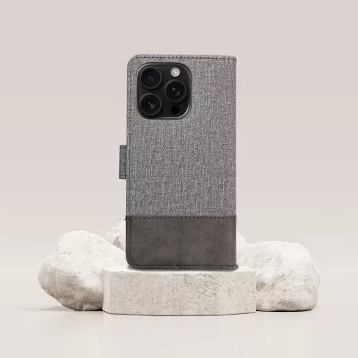 GOMMA Flip tok iPhone 16 Pro szürke