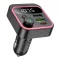 Hoco Bluetooth autós FM transmitter 2×USB-A + USB-C PD QC3.0 20W E85 fekete