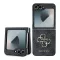 GUESS tok SAMSUNG Z Flip 6 GUHCZF64GMGGR (PU 4G Leather Metal Logo) fekete