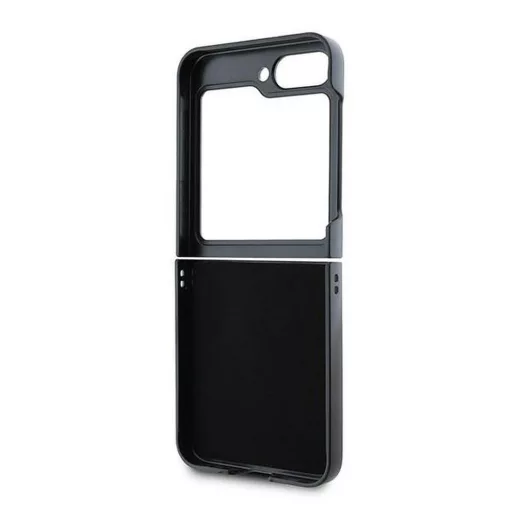 GUESS tok SAMSUNG Z Flip 6 GUHCZF64GMGGR (PU 4G Leather Metal Logo) fekete
