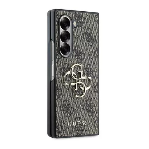 GUESS tok SAMSUNG Z Fold 6 GUHCZFD64GMGBR (PU 4G Leather Metal Logo) barna