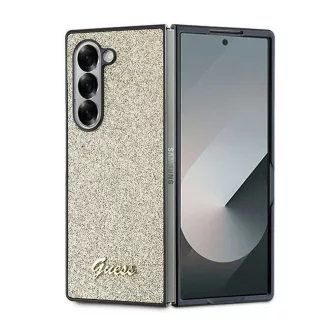   GUESS tok SAMSUNG Z Fold 6 GUHCZFD6HGGSHD (HC PU 4G Glitter Script) arany