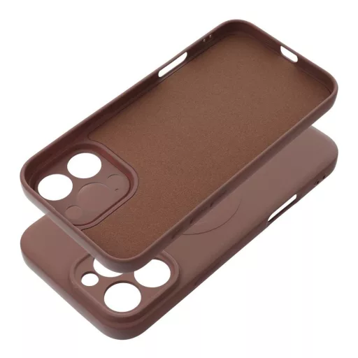 SILICONE MAG COVER Magsafe kompatibilis tok iPhone 16 Pro Max barna
