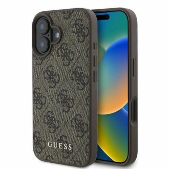 GUESS tok iPhone 16 GUHCP16SG4GFBR (PU 4G Classic) barna
