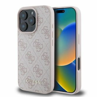   GUESS tok iPhone 16 Pro Max GUHCP16XG4GFPI (PU 4G Classic) rózsaszín
