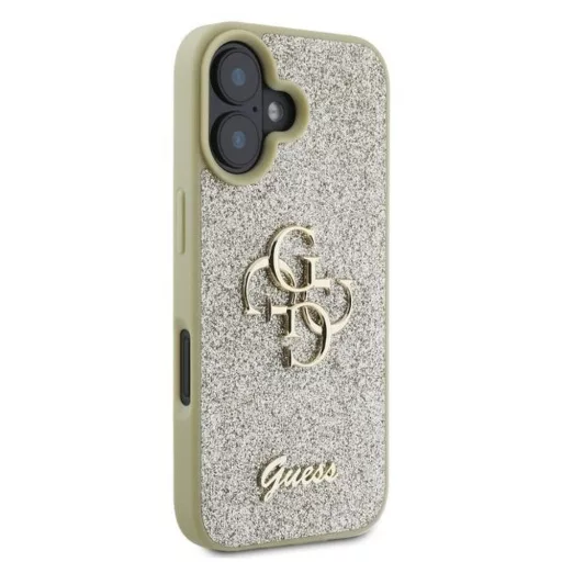 GUESS tok iPhone 16 GUHCP16SHG4SGD (Fixed Glitter Big 4G) arany