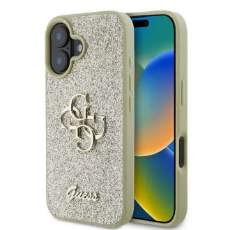   GUESS tok iPhone 16 Plus GUHCP16MHG4SGD (Fixed Glitter Big 4G) arany