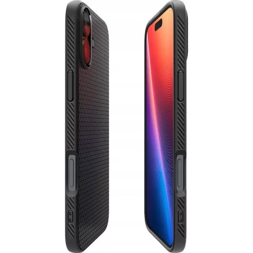SPIGEN tok LIQUID AIR  iPhone 16 matte fekete