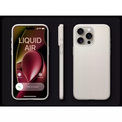 SPIGEN tok LIQUID AIR  iPhone 16 Pro matte fekete