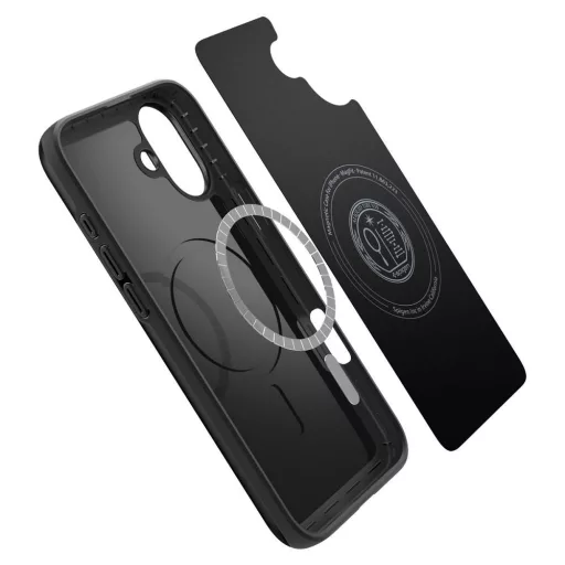 SPIGEN tok THIN FIT MAG Magsafe kompatibilis  iPhone 16 Plus fekete
