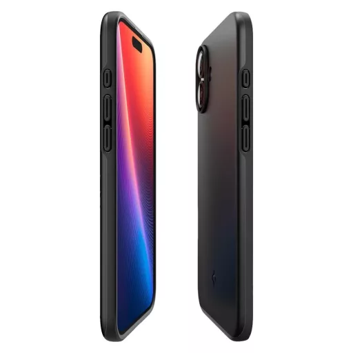 SPIGEN tok THIN FIT MAG Magsafe kompatibilis  iPhone 16 Plus fekete