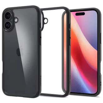 SPIGEN tok ULTRA HYBRID  iPhone 16 matte fekete