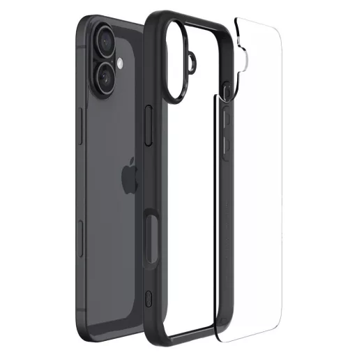 SPIGEN tok ULTRA HYBRID  iPhone 16 matte fekete