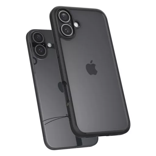 SPIGEN tok ULTRA HYBRID  iPhone 16 matte fekete