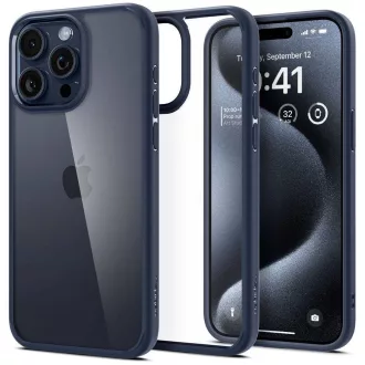 SPIGEN tok ULTRA HYBRID  iPhone 16 Pro Max sötétkék