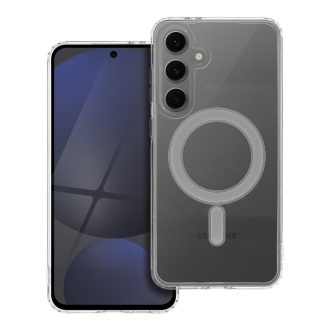   Clear Mag Cover tok Samsung S24 FE  (STR) Magsafe kompatibilis átlátszó