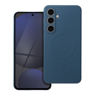   SILICONE MAG COVER Magsafe kompatibilis tok SAMSUNG S24 FE kék