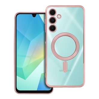   Electro Mag Cover tok Samsung A16 5G / A16 4G MagSafe kompatibilis arany-rózsaszín