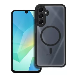   Full Matte Mag Cover tok Samsung A16 5G / A16 4G MagSafe kompatibilis fekete