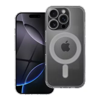   Clear Mag Cover tok iPhone 16 PRO  (STR / kameravédős) Magsafe kompatibilis átlátszó