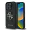 GUESS tok iPhone 16 Pro GUHCP16L4GMGGR (4G PU Big Logo) Fekete