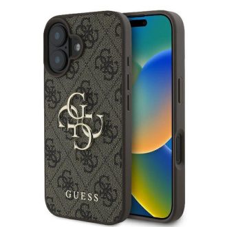 GUESS GUHCP16M4GMGBR PU tok iPhone 16 Plus barna