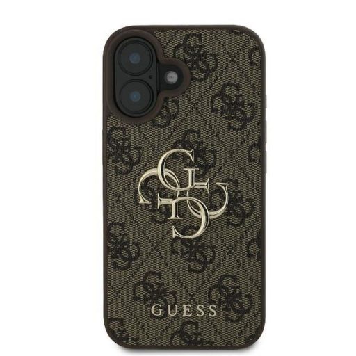 GUESS GUHCP16M4GMGBR PU tok iPhone 16 Plus barna