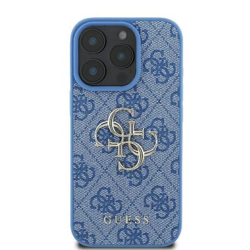 GUESS tok iPhone 16 Pro GUHCP16L4GMGBL (4G PU Big Logo) kék