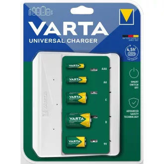   VARTA univerzális töltő 57658 9V, R14, R20 (elemek nélkül)