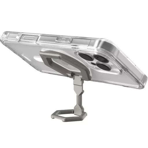 UAG Urban Armor Gear tok PLYO Magsafe kompatibilis and Magnetic Ring Stand for iPhone 16 Pro Max ice-fehér / titanium