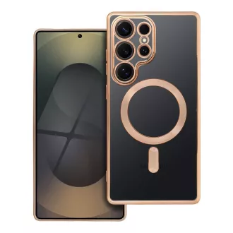   Electro Mag Cover tok Samsung S25 ULTRA  Magsafe kompatibilis arany