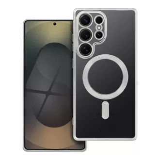   Electro Mag Cover tok Samsung S25 ULTRA  Magsafe kompatibilis ezüst